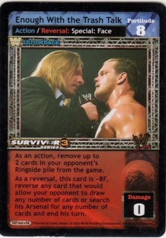 Enough With the Trash Talk (Throwback) (SS3)